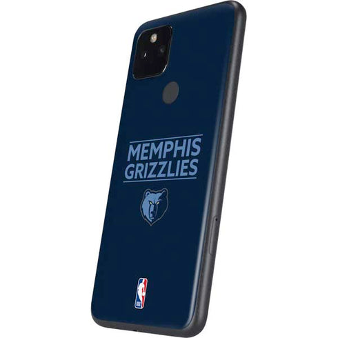 NBA Memphis Grizzlies Standard -  Blue Google Pixel 5a Skin